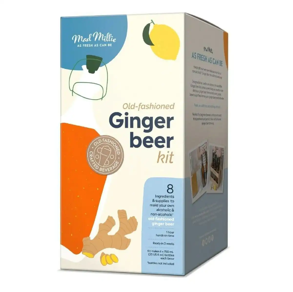 Mad Millie Old Fashioned Ginger Beer Kit