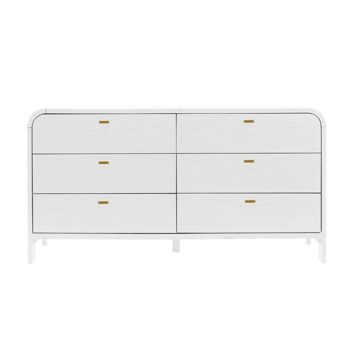 Chisholm 6 Drawer Chest - White