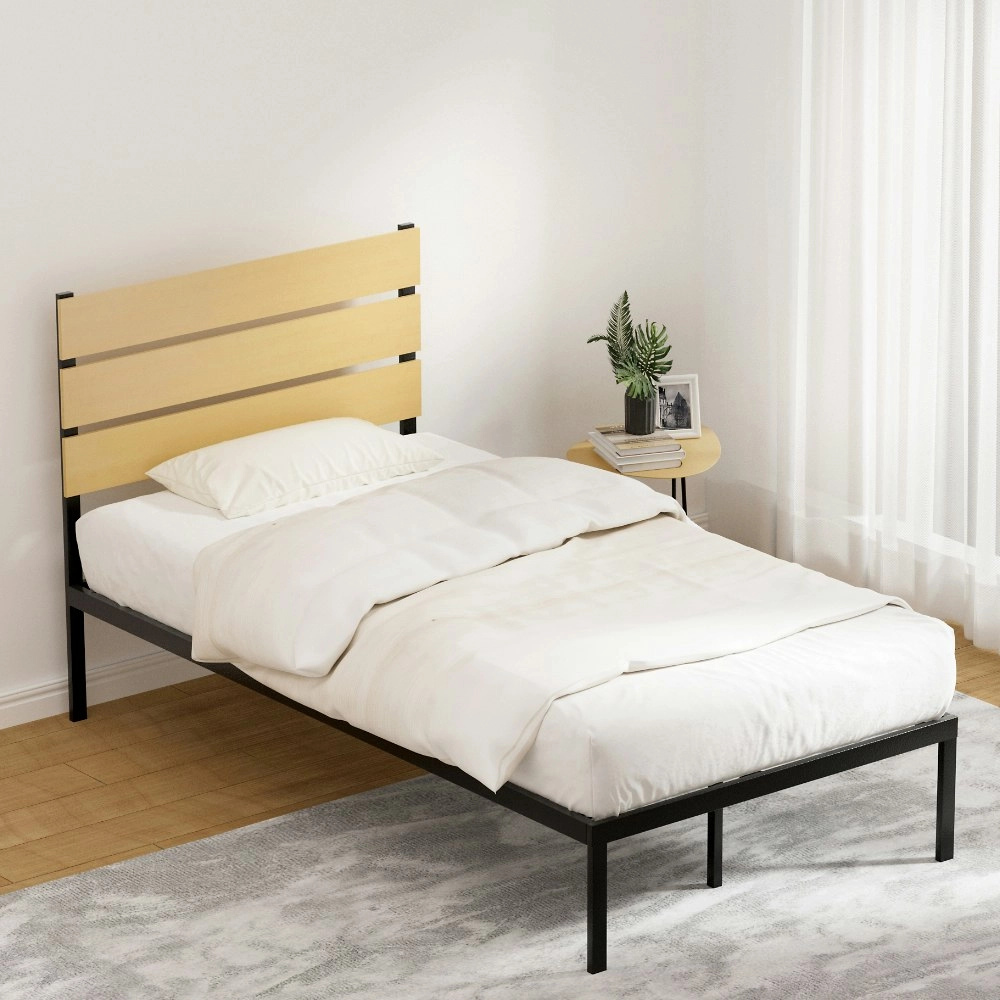 Artiss Bed Frame King Single Size Metal Frame PAULA