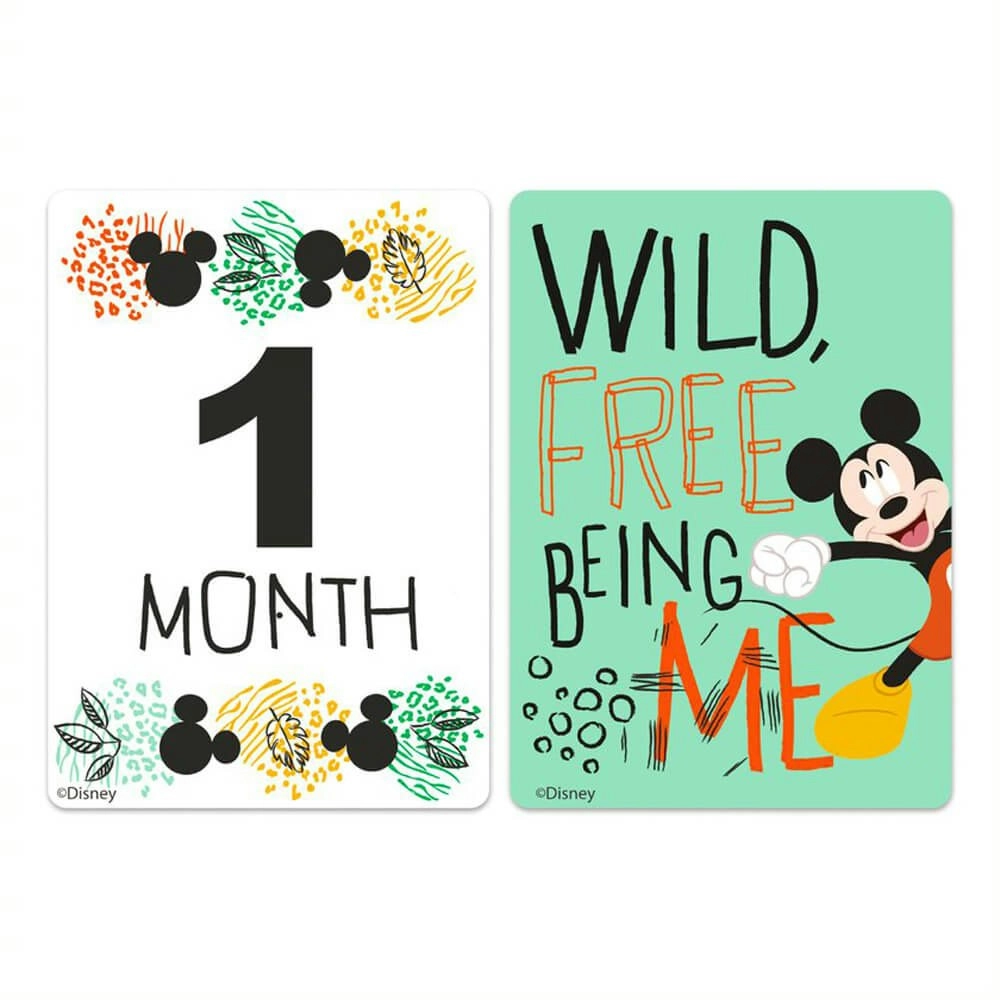 Disney Baby Mickey Doodle Zoo Milestone Cards