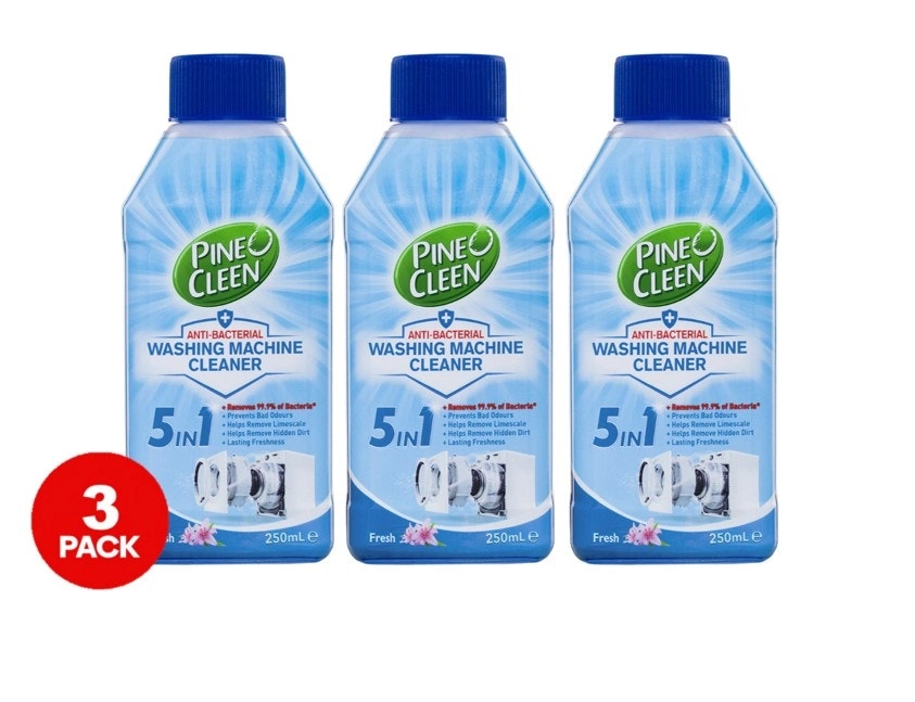 3 Pack Pine O Cleen Anti Bacterial Washing Machine Cleaner