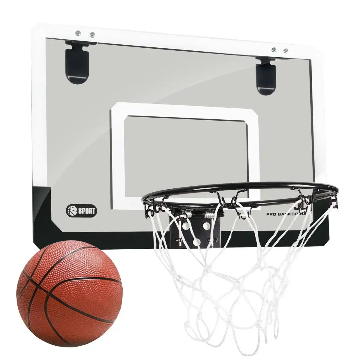 Over The Door Basketball Hoop Indoor, Mini Basketball Hoop, Basketball Hoop  with Ball and Air Pump