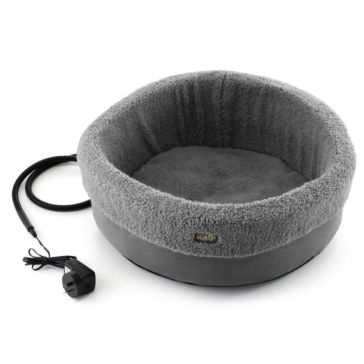 Pet Scene Heated Dog Cat Pet Bed Kitten Puppy Heater Washable Heating Calming Warmer Warming Comforting Indoor Nest 46x46x16cm