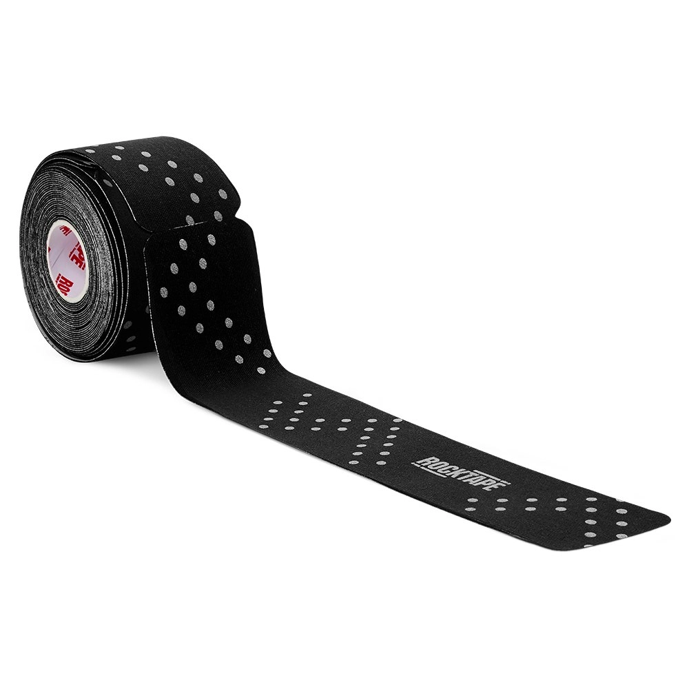 Rocktape Rockflash Active Workout Reflective BLK Kinesiology Skin Strap Tape 5m