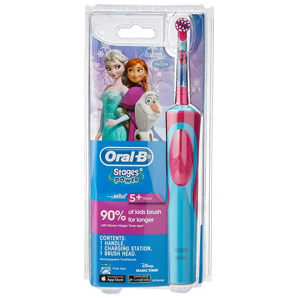 Oral-B Kids Frozen Electric Kids/Children Toothbrush Teeth Oral Dental 23cm 5y+