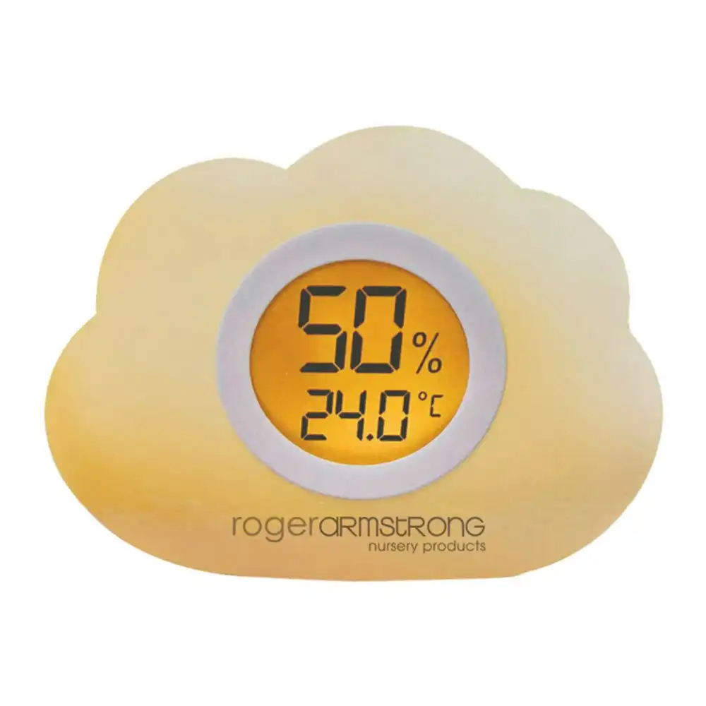 Roger Armstrong 12cm Cloud Colour Changing Thermometer/Nightlight Kids/Light