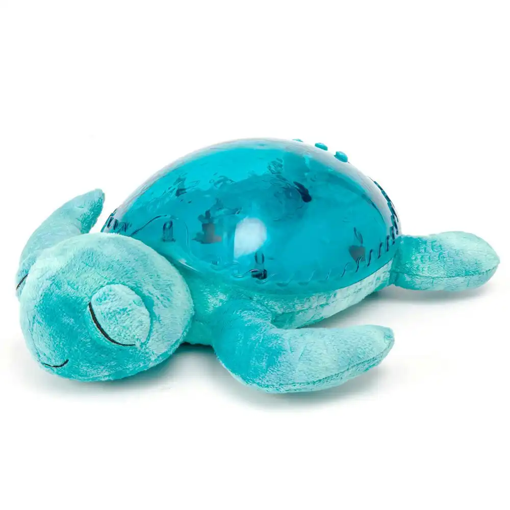 Cloud B Tranquil 27cm Turtle Night Light Projector Baby/Toddler Lamp 0m+ Aqua