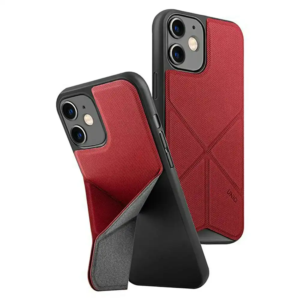 Uniq Transforma Bumper Protective Mobile Case Cover For Apple iPhone 12 mini Red