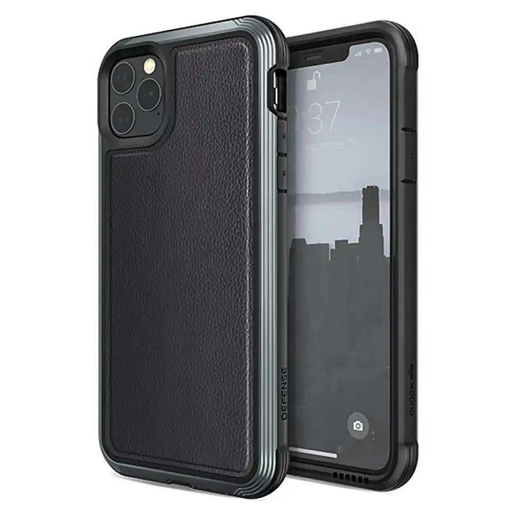X-Doria Defense Lux Protective Leather Case For Apple iPhone 11 Pro Max Black