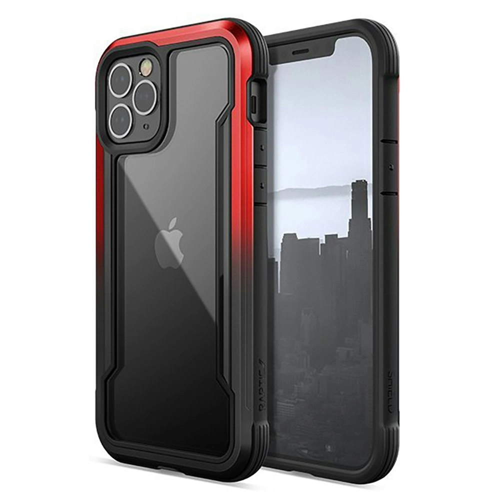 X-Doria Raptic Shield 6.7" Protective Case For Apple iPhone 12 Pro Max Black/Red