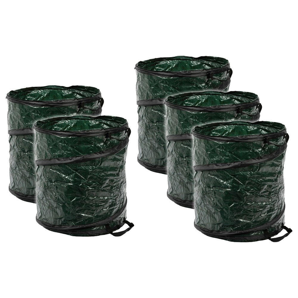 5x Gardenmaster Reusable Durable Pop Up Plant Waste Gardening Bag Heavy Duty 85L