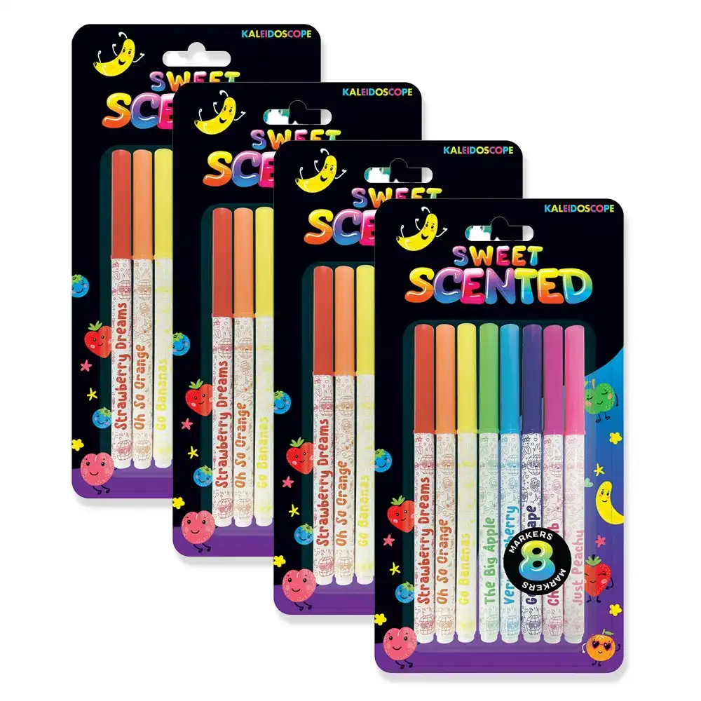 Kaleidoscope Electric Neon Markers - Pencil Sets - Colour + Activity -  Children - Hinkler