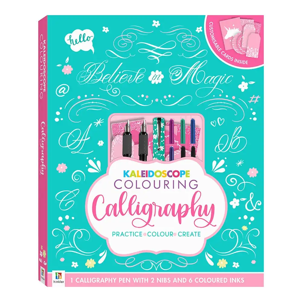 Kaleidoscope Ultimate Neon Colouring Carry Case Colouring Kit Art/Craft 8y+, KG Group