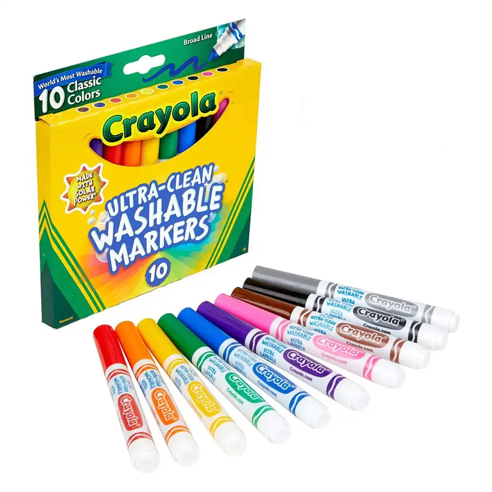 Crayola Supertips Washable Markers Deskpack Multi-Coloured Multi-Coloured