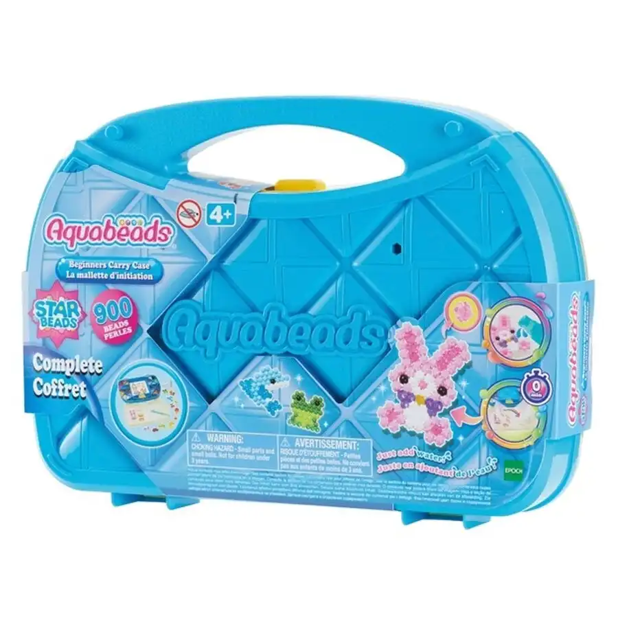 Aquabeads Beginners Carry Case Set Arts/Craft Creative Toy Kit Kids/Children 4y+