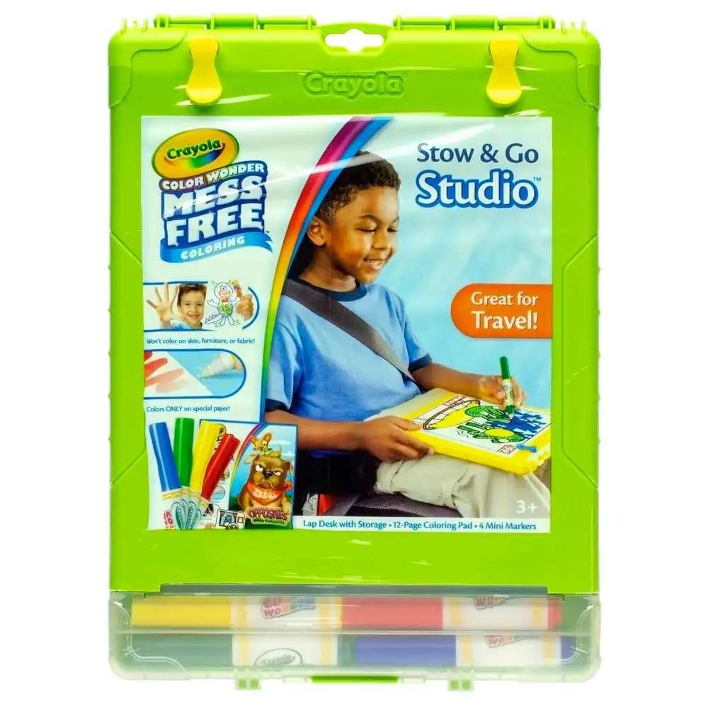 Crayola Colour Wonder Stow & Go Studio Art/Craft Supplies Set Kids/Children 3y+