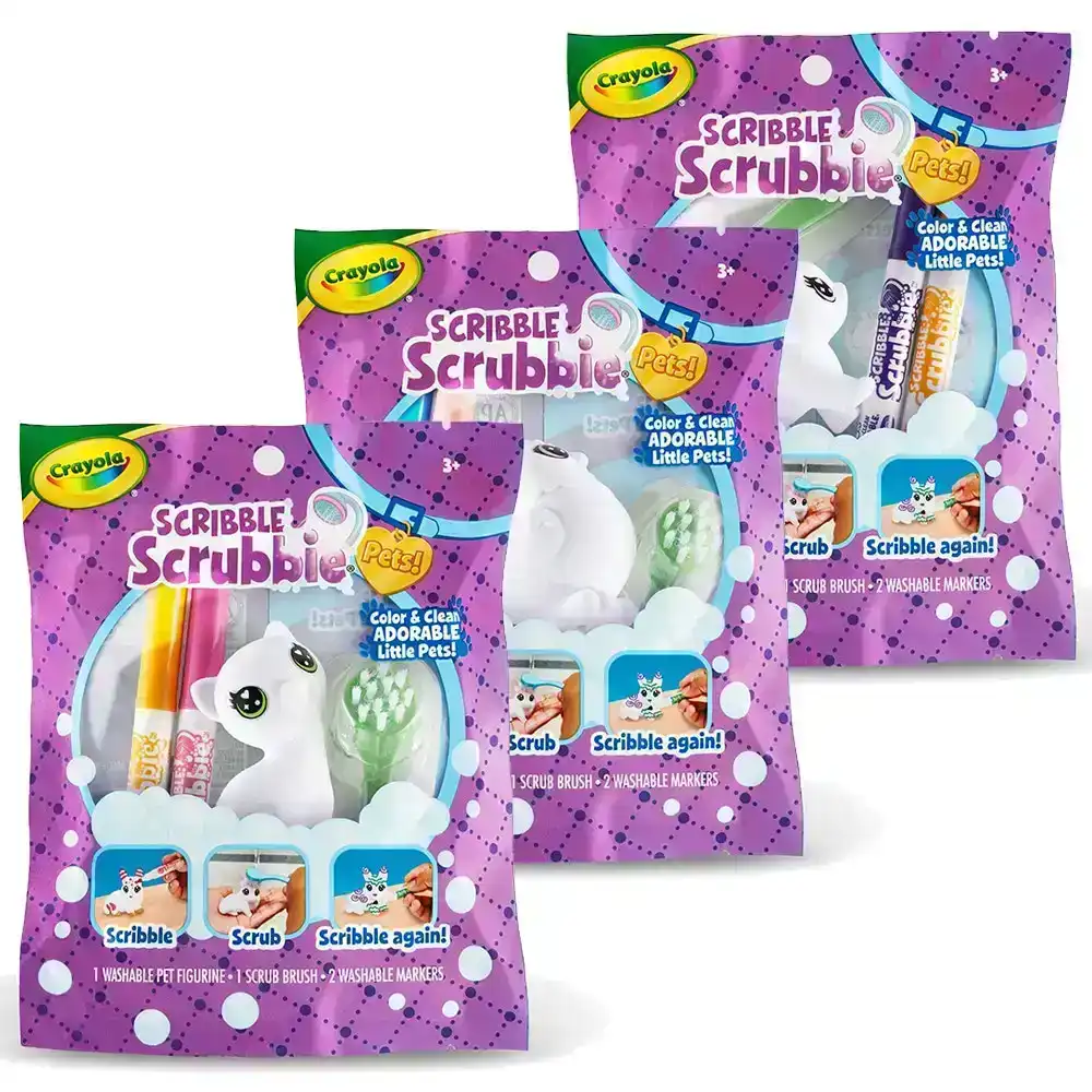 Crayola Scribble Scrubbies Pets Super Beauty Salon Playset Kids