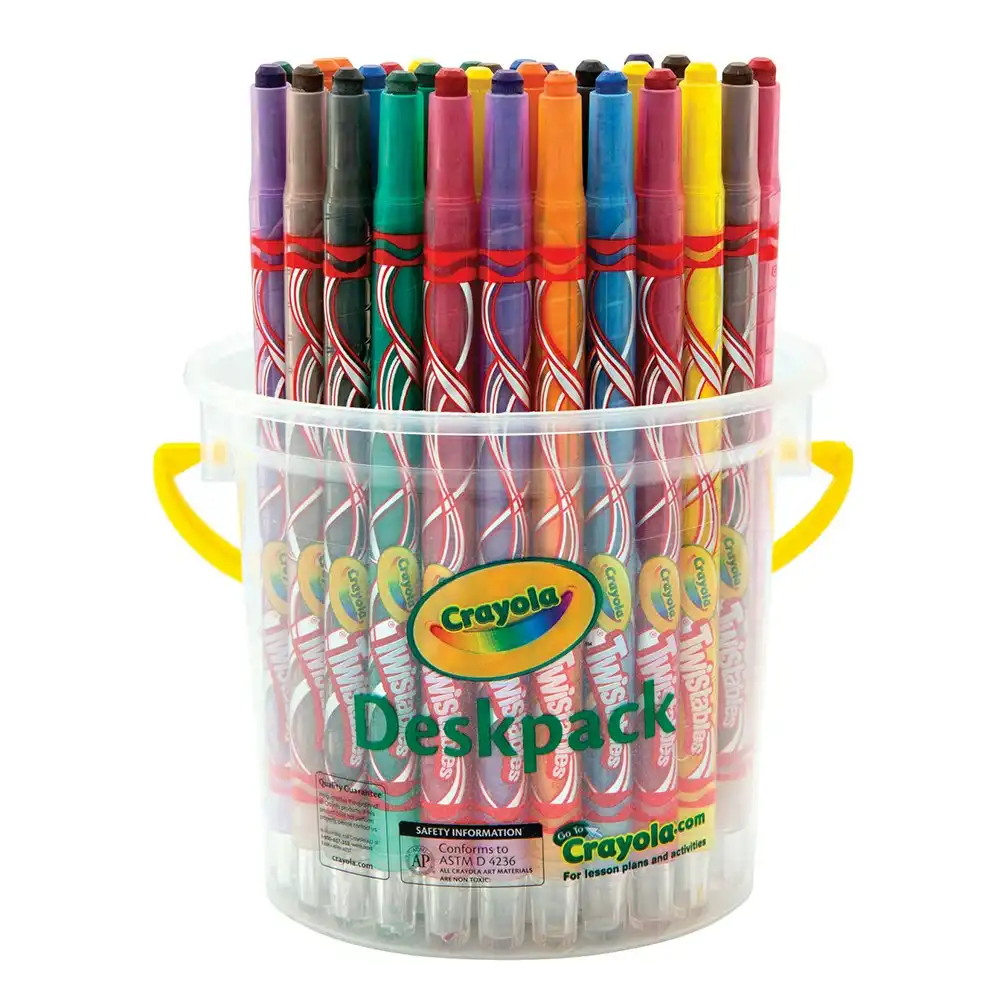 10pc Crayola Kids/Childrens Creative Large School Art/Craft Drawing Crayons 36m+