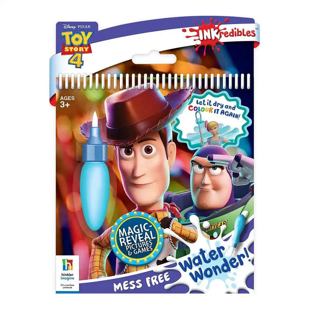 Inkredibles Toy Story 4 Water Wonder Colouring Activity Kit Kids Art Book 3y+