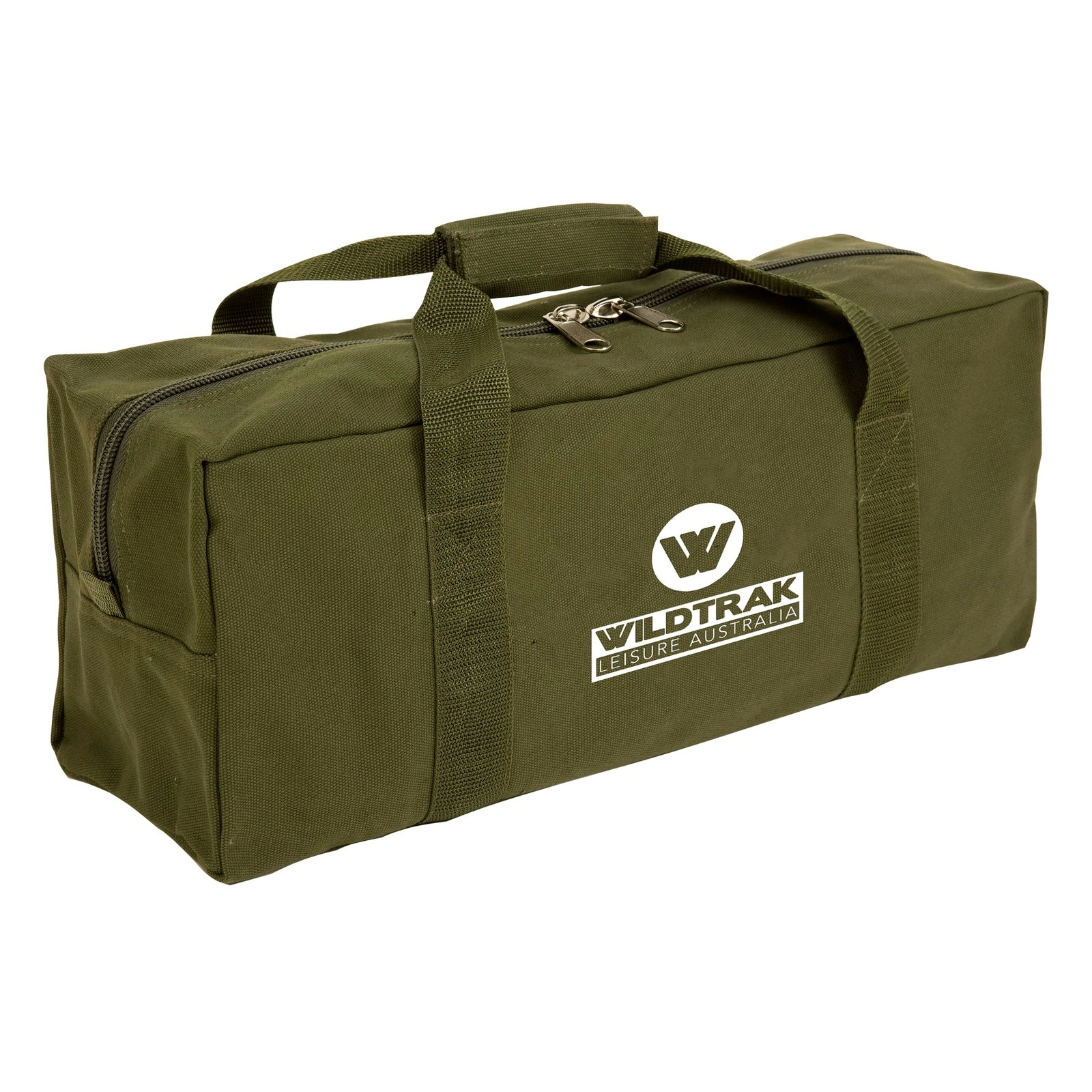 Wildtrak 80x35cm Canvas Carry Duffle Bag Camping/Travel Storage Large Green