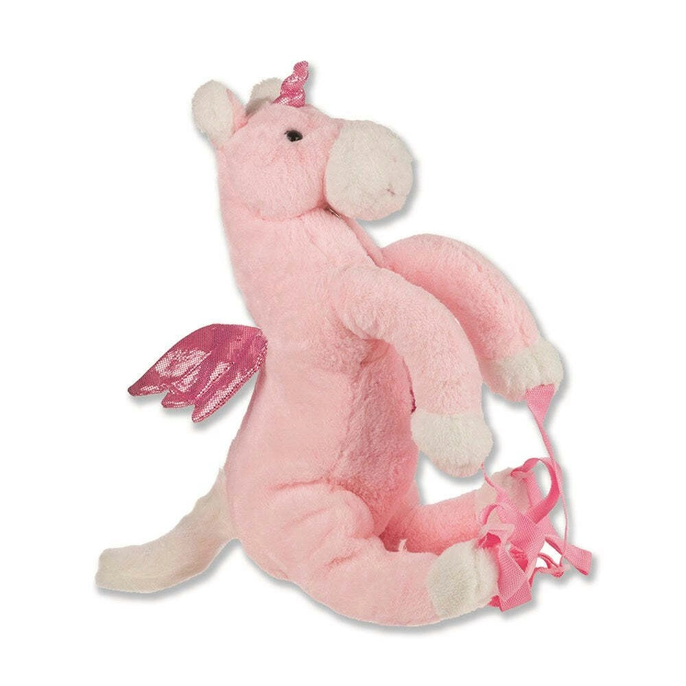 Johnco 34x45cm Unicorn Plush Backpack Kids/Toddler School/Travel Bag Pink 3y+