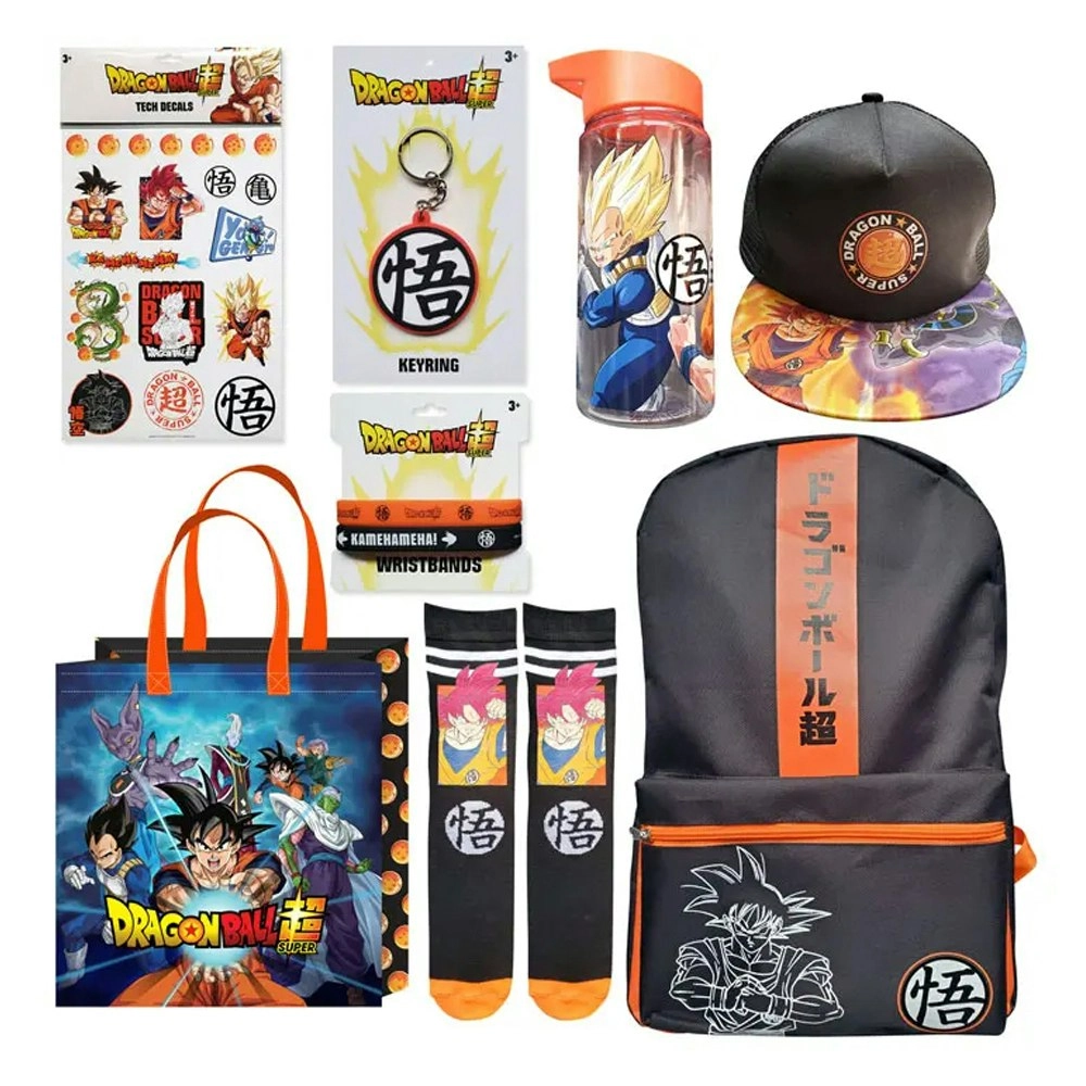 Dragon Ball Kids/Childrens Super Showbag Backpack/Cap/Drink Bottle/Sock Set 22