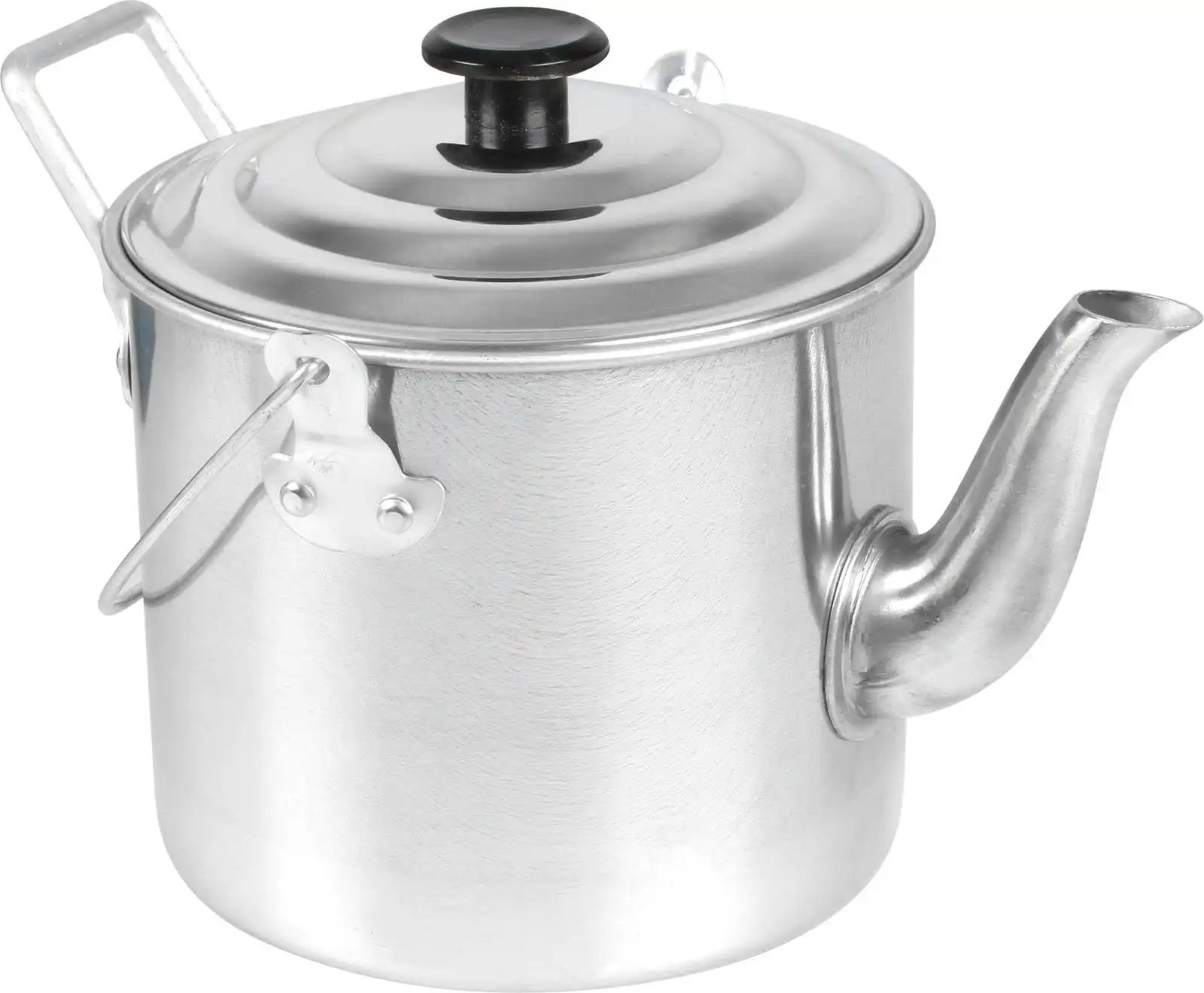 Wildtrak 2800ml Aluminium Billy Teapot Camping Water Boiler Container Silver