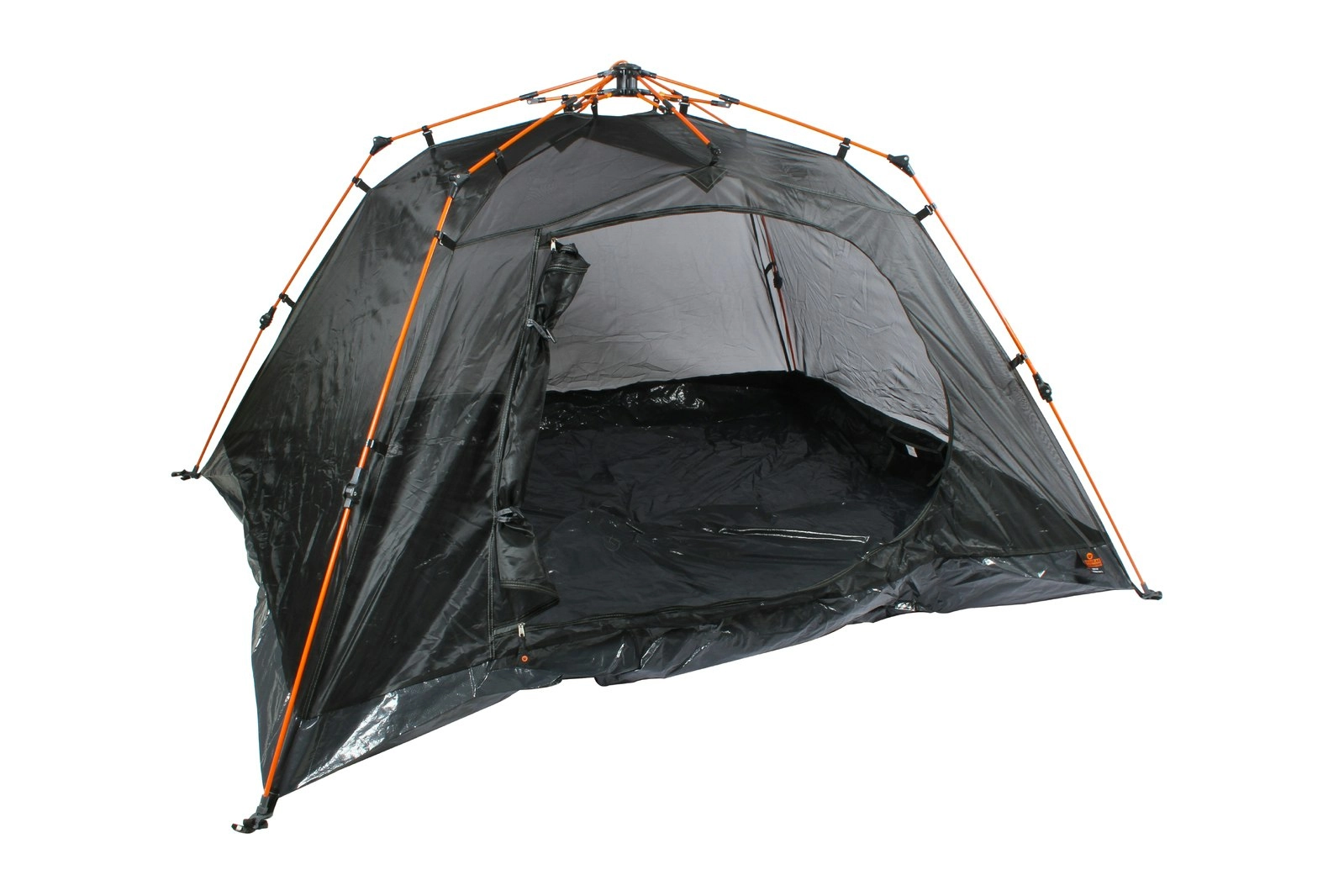 Wildtrak Easy Up 3-Person Mozzie 220cm Dome Camping Tent Outdoor Shelter Black