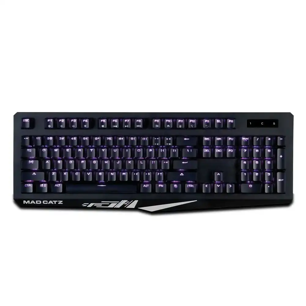 Mad Catz S.T.R.I.K.E. 4 Ultra Fast RGB Gaming Keyboard w/Cherry MX Red Keys