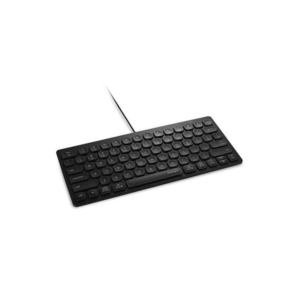 Kensington 78 Full-Sized Wired Compact USB-C Keyboard For Laptop/Computer Black