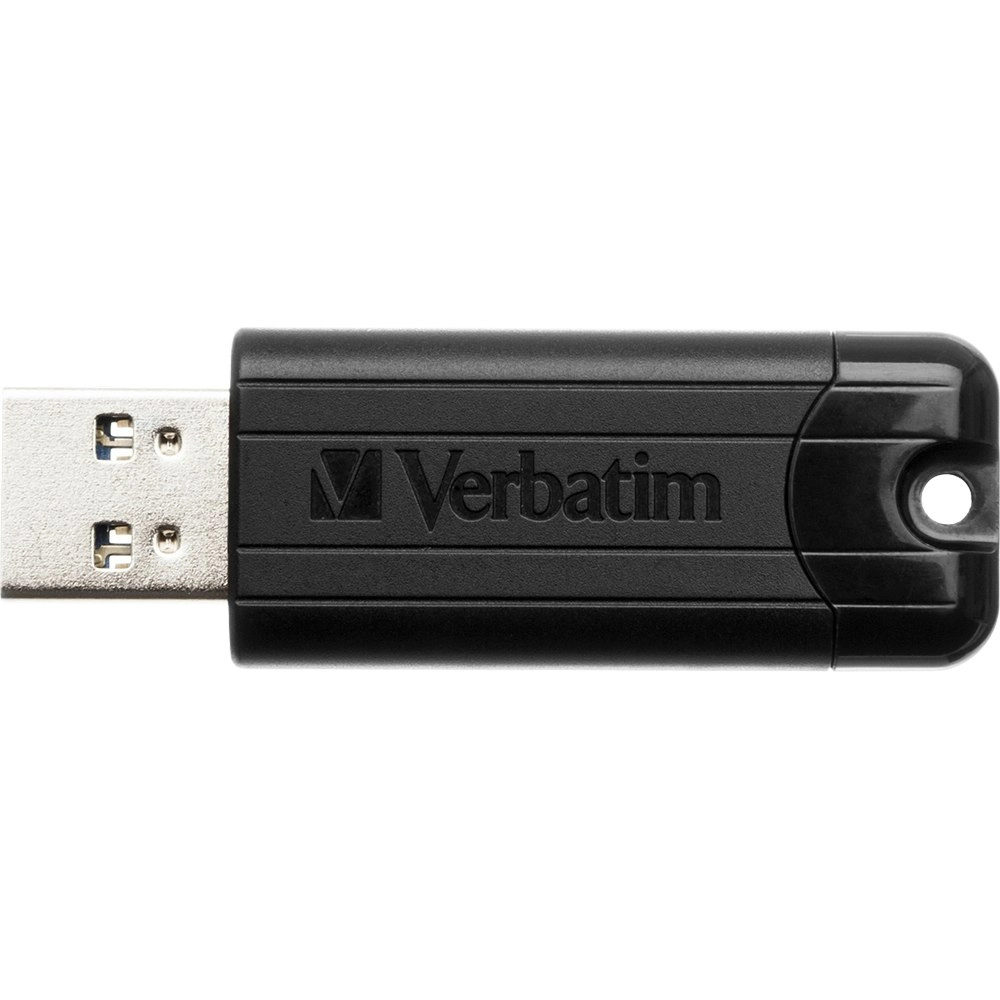 Verbatim Pinstripe Microban 32GB USB 3.0 Memory Stick Drive For PC/Laptop Black