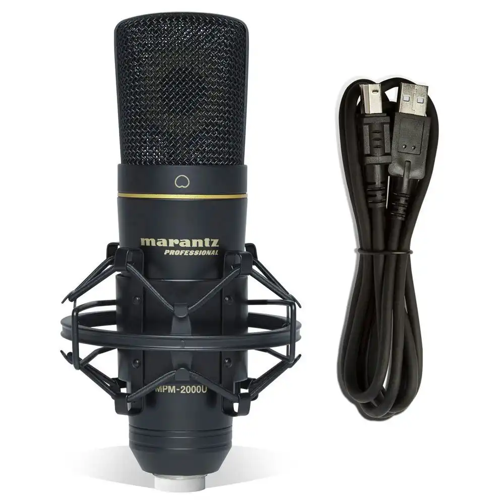 Marantz Professional MPM2000U USB Studio Condenser Microphone/Mic for Recording