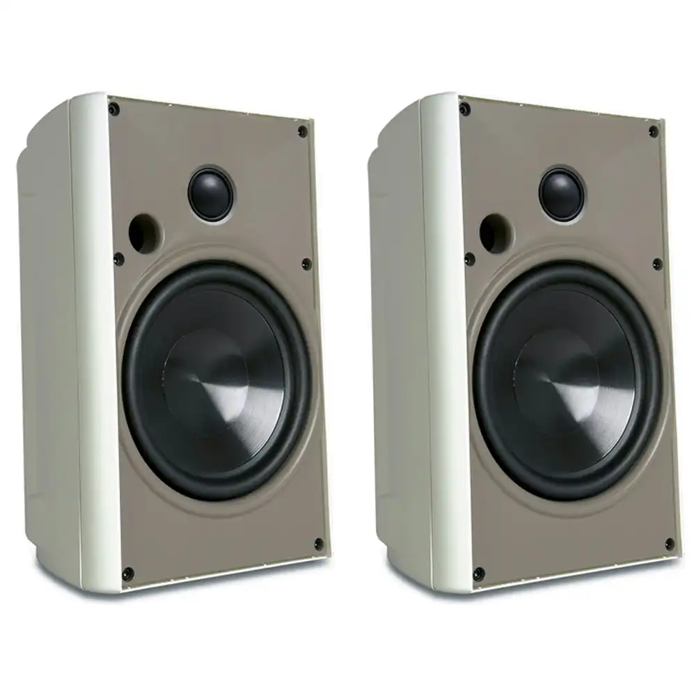 Proficient Audio Protege AW400 4" Indoor/Outdoor Speaker Pair White Home/Music