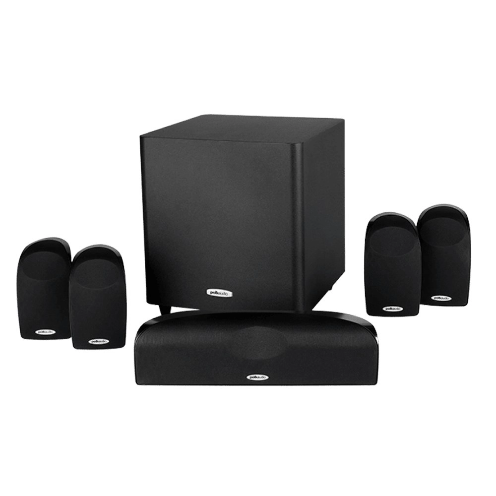 Polk Audio TL1600 5.1ch Subwoofer/Satellite Audio Sound Speaker System BLK