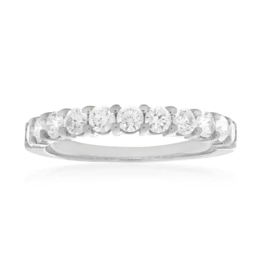 18ct White Gold 'Eden' Ring With 3/8 Carats Of Diamonds