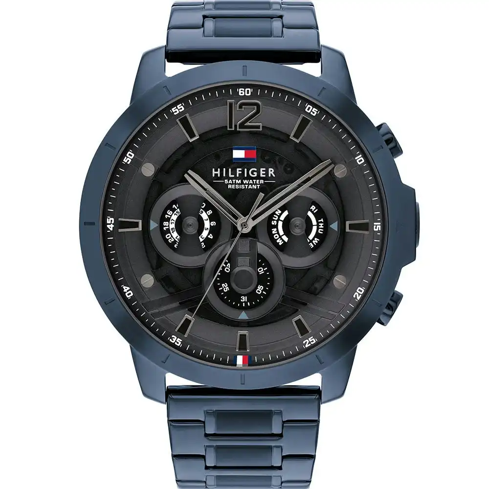 Tommy Hilfiger 1710493 Luca Blue Stainless Steel Mens Watch