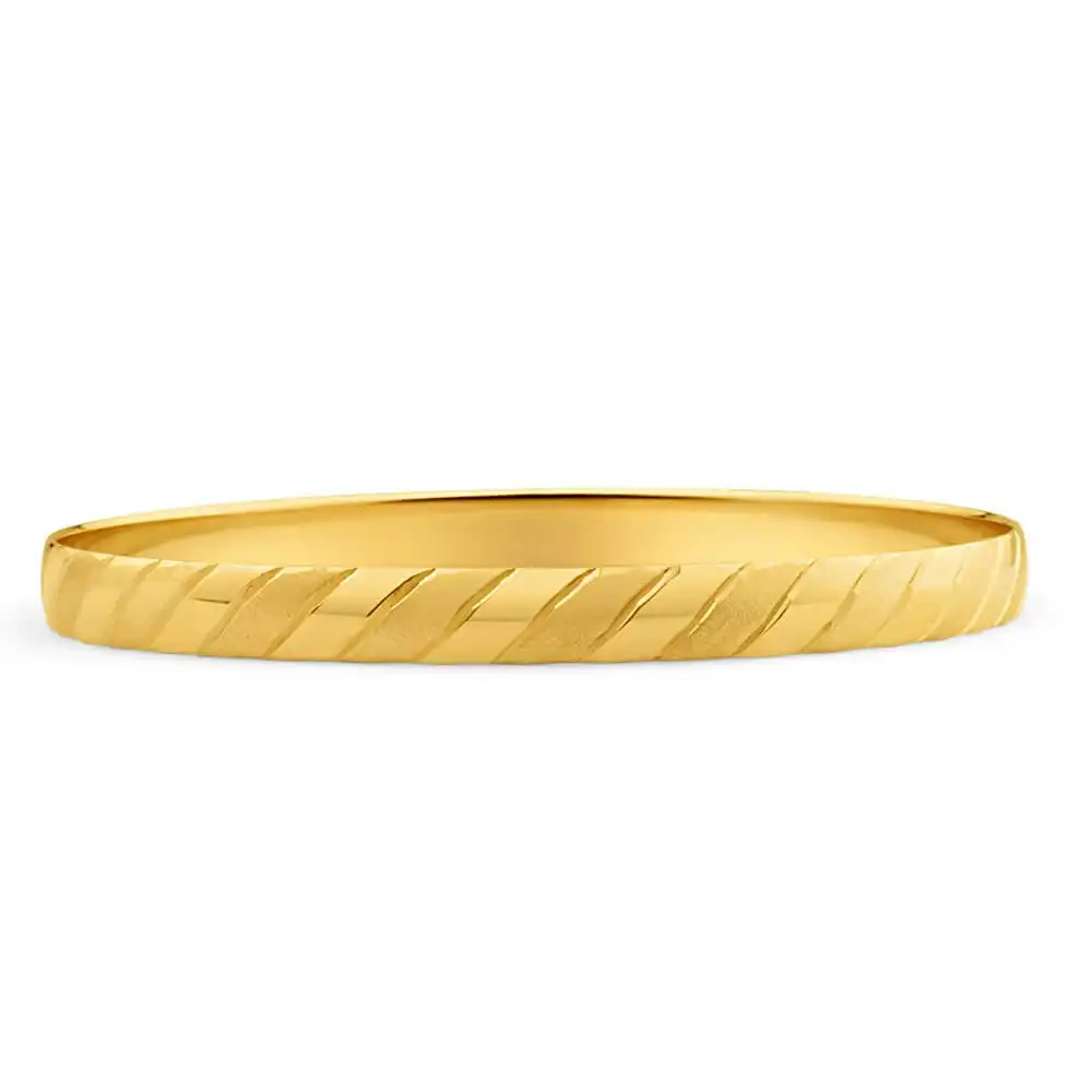 9ct Yellow Gold Divine Bangle