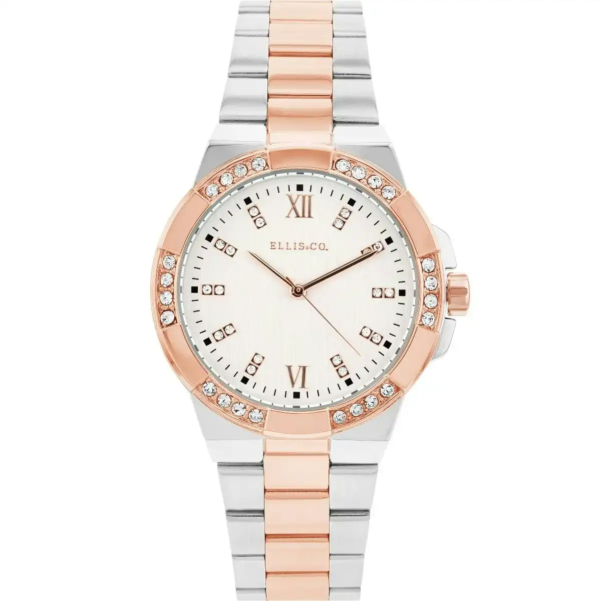 Ellis & Co 'Alysa' Crystal Set Womens Watch