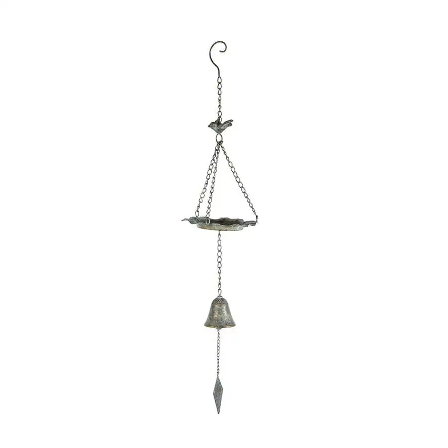 Willow & Silk 84cm Garden Hanging Bird Feeder Green