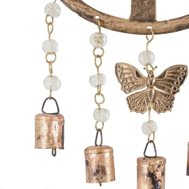 Willow & Silk Handmade Tree of Life w/Beads Butterfly & Bells
