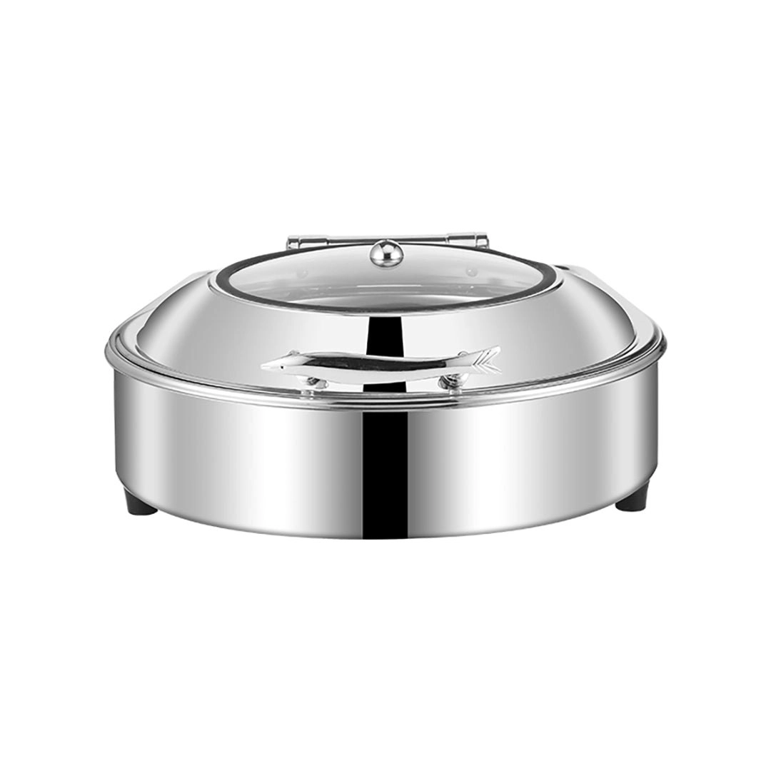 Soga Stainless Steel Round Chafing Dish Tray Buffet Cater Food Warmer Chafer with Top Lid