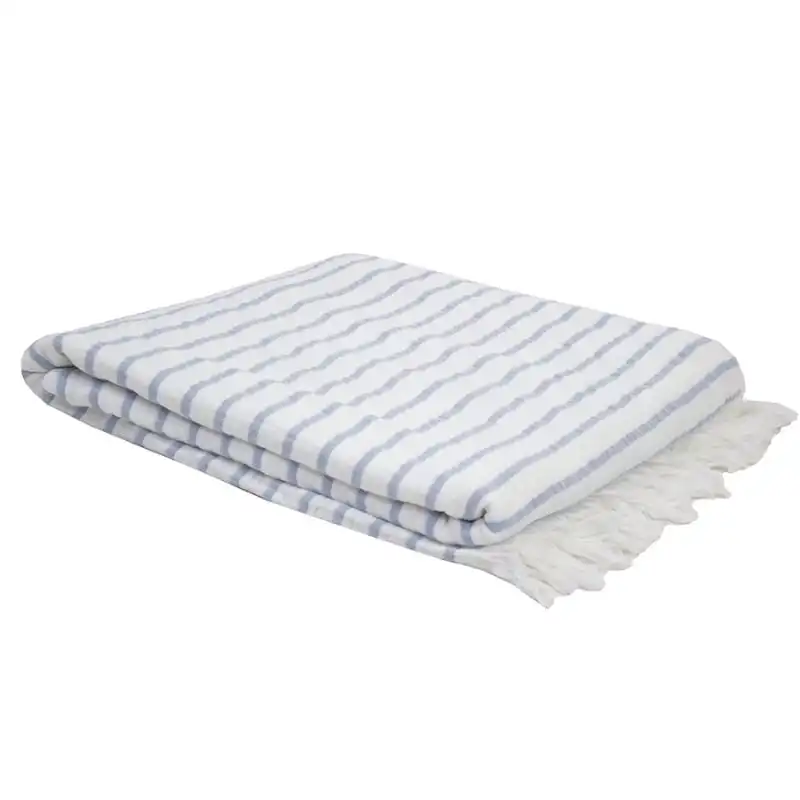 Bambury Haven Blue Throw