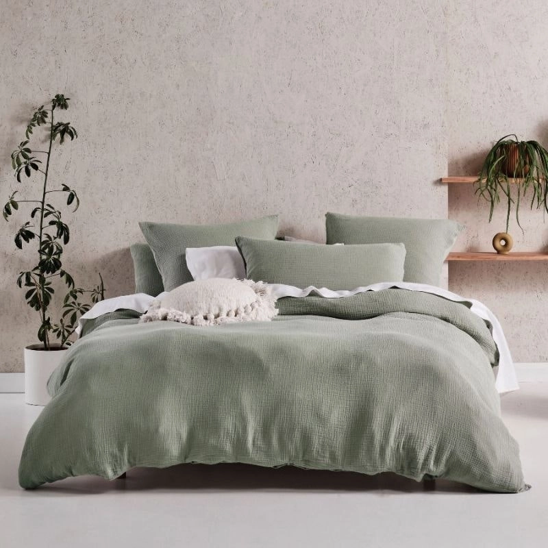 Linen House Elysian Sage Quilt Cover Set