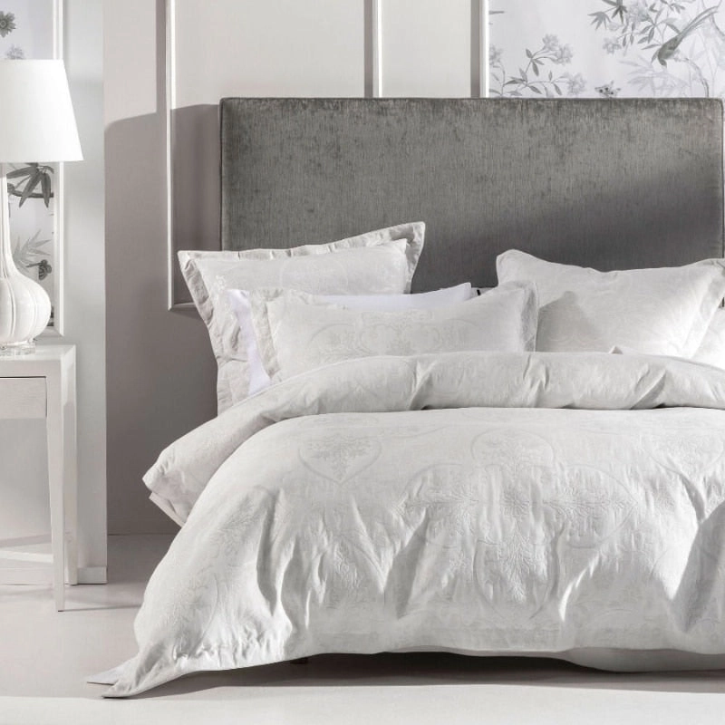 Linen House Mandana Silver Quilt Cover Set