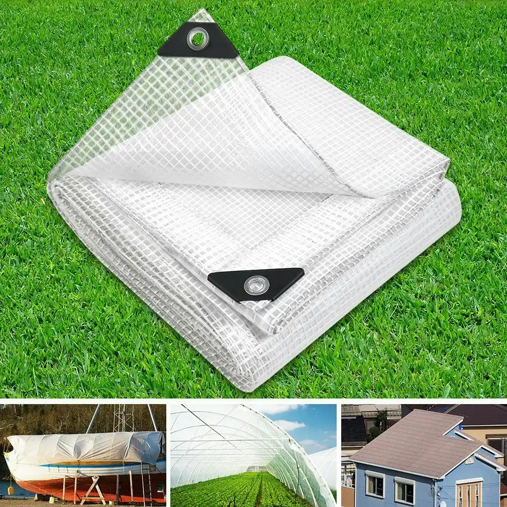 Instahut Tarp Tarpaulin 2x3m Canvas Camping Heavy Duty Sun Cover