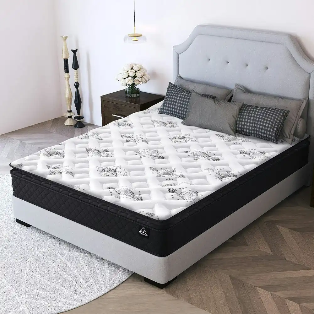 Starry Eucalypt Mattress Pillow Top Bonnell Queen