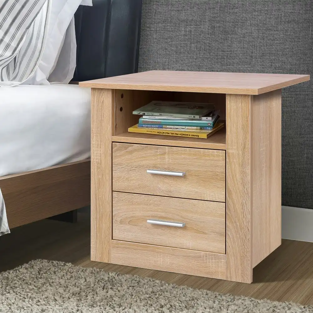 Alfordson Bedside Table Minimalist Wood