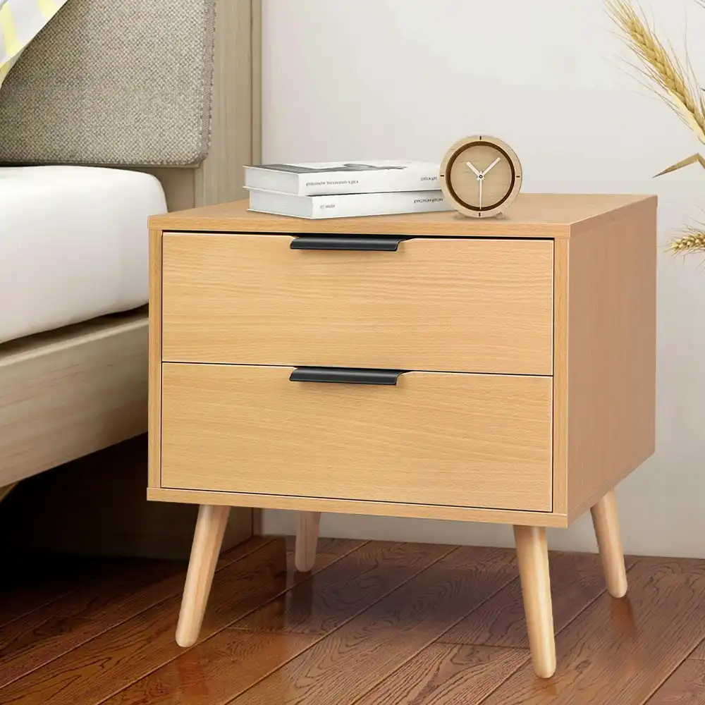 Alfordson Bedside Table Scandinavian Oak