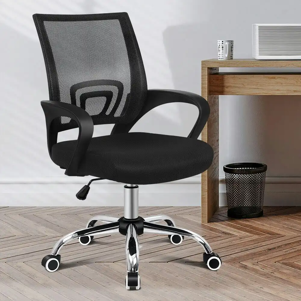 Alfordson Mid Back Mesh Office Chair Black