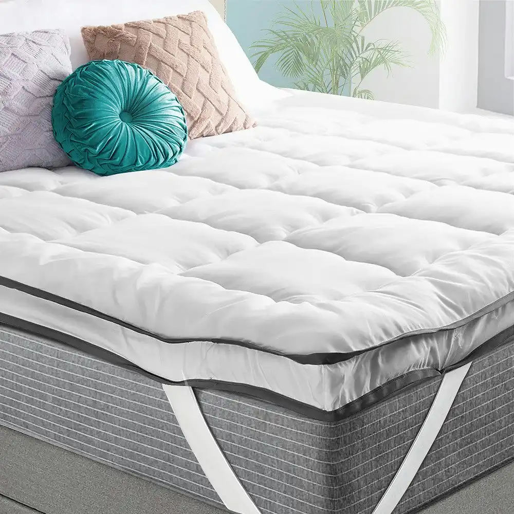 Starry Eucalypt Mattress Topper Pillowtop Luxury Single Size 7cm